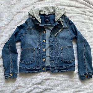 U.S. Polo Assn Denim Jacket with Removable Hood